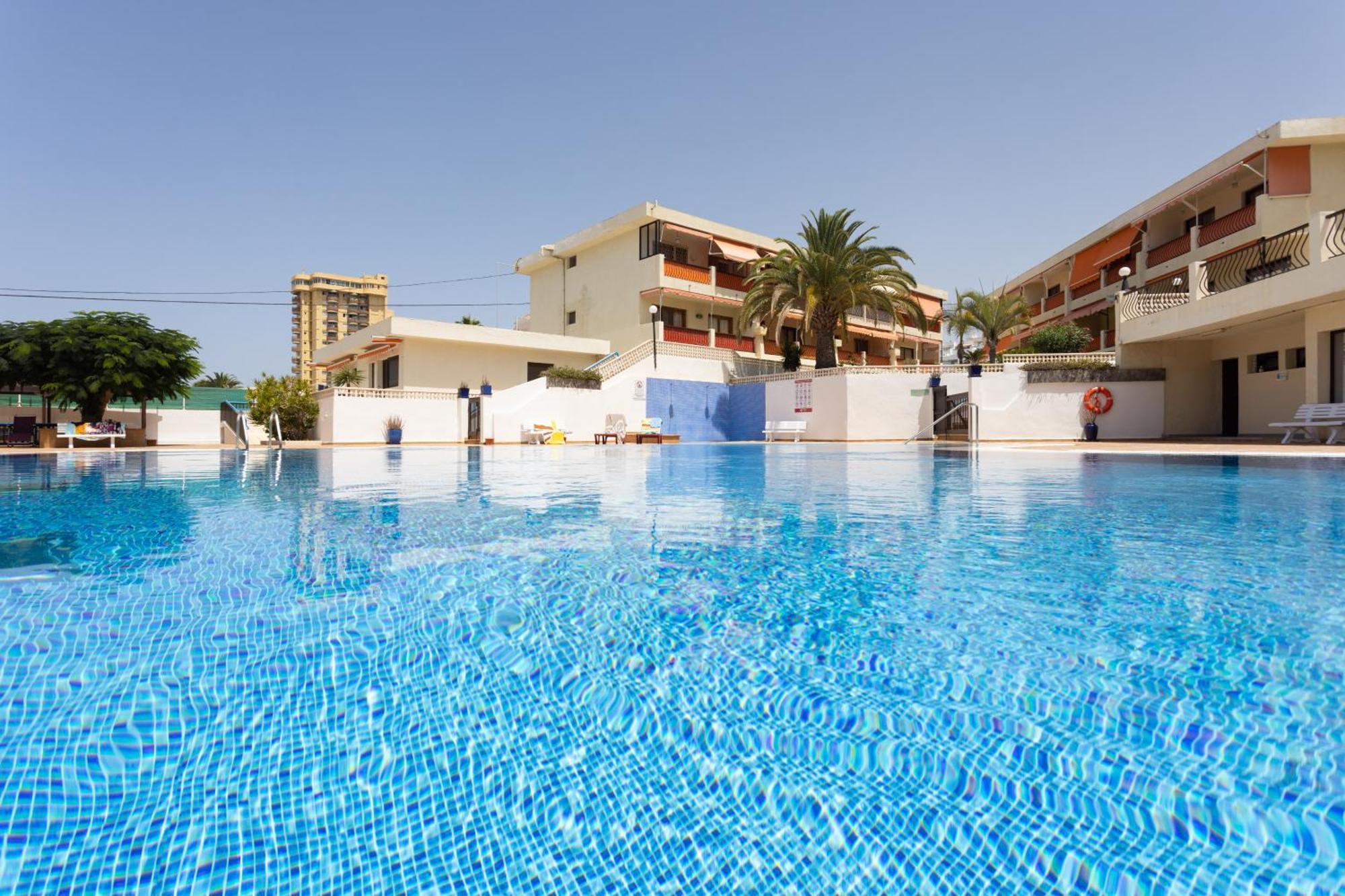 Frontline Playa Las Vistas With Pool, Parking, Sea Los Cristianos  Extérieur photo